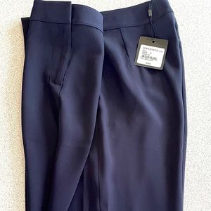 St. John “Diana” slacks.  NWT. Navy